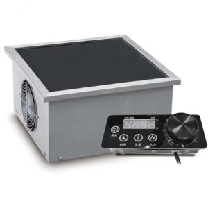 Cocina inducción encastrable uso comercial